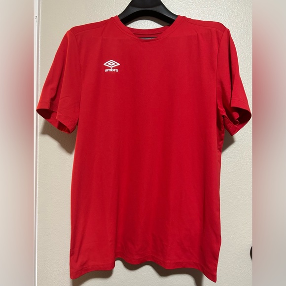 Umbro Other - Like New Umbro Red Polyester shirt- size L